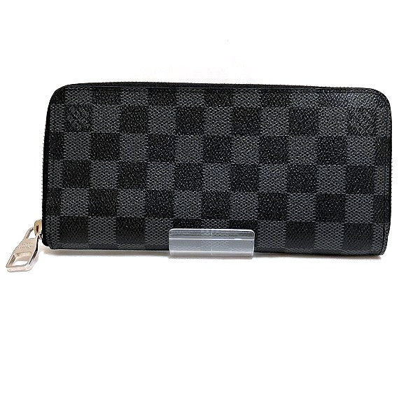 Louis Vuitton Damier Graphite Zippy Wallet N63095 in Great Condition