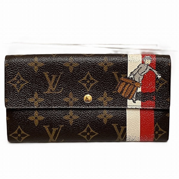 Louis Vuitton Monogram Portefeuille Sarah Wallet in Good Condition