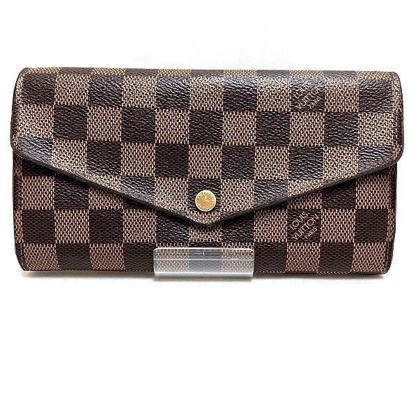 Louis Vuitton Damier Portefeuille Sarah Wallet N63209 in Good Condition