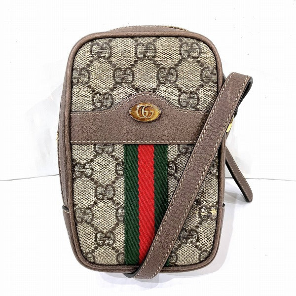 Gucci GG Supreme Ophidia Shoulder Bag 546595 in Good Condition