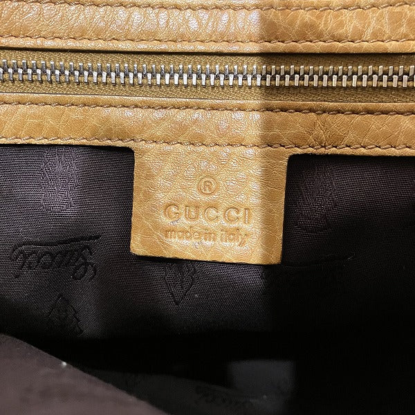 Gucci GG Canvas Bamboo Tote Bag 232947 in Good Condition