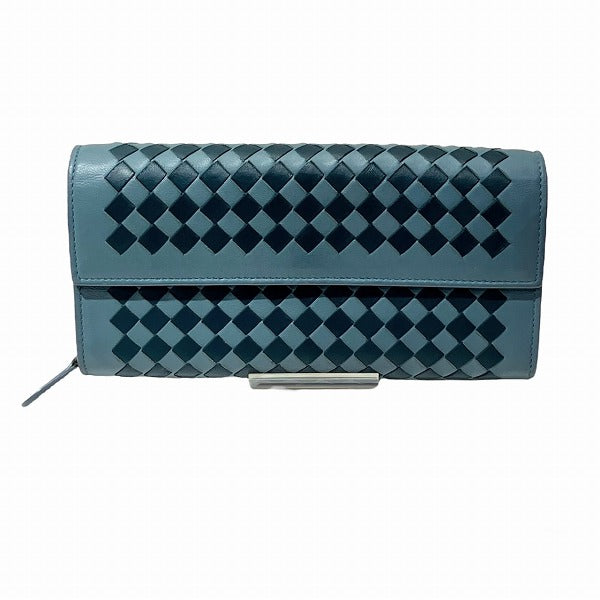 Bottega Veneta Checker Continental Wallet