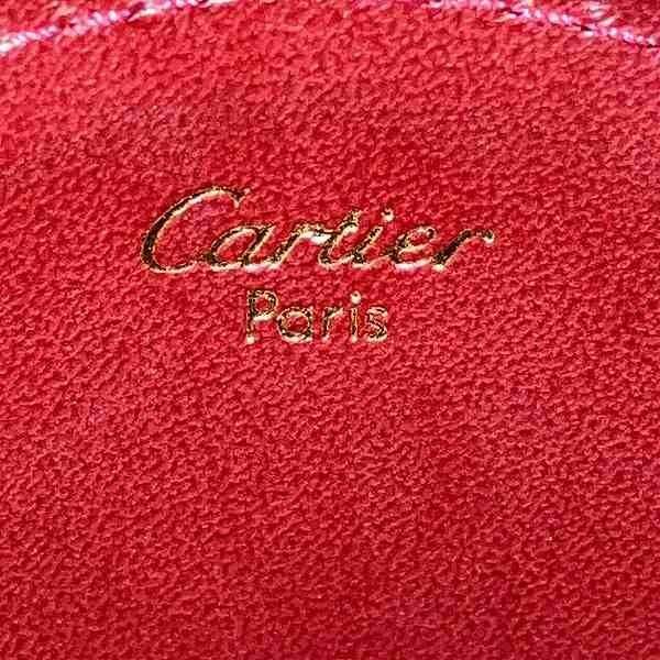 Cartier Must Line Leather Coin Case Wallet