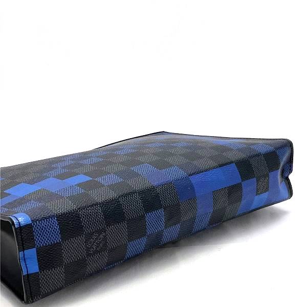 Louis Vuitton Damier Graphite Pochette Voyage MM Clutch N60174