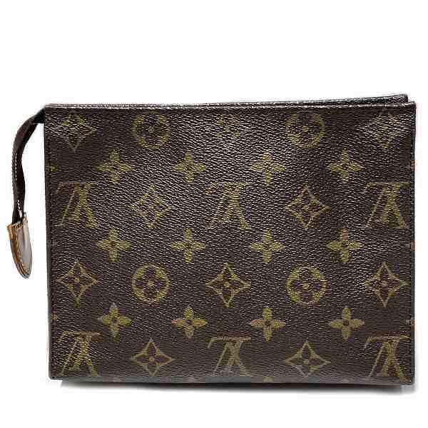 Louis Vuitton Monogram Pochette Toiletry 19 Clutch M47544