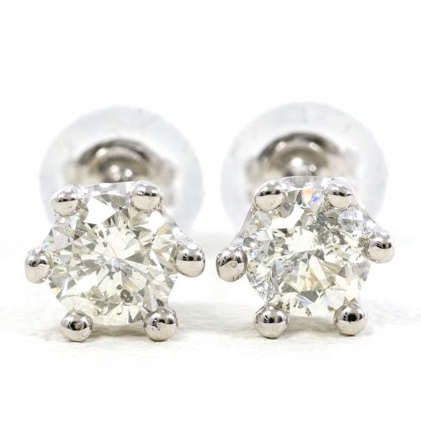 PT900 Platinum Diamond Earrings 0.23ct with Certificate in Excellent Condition