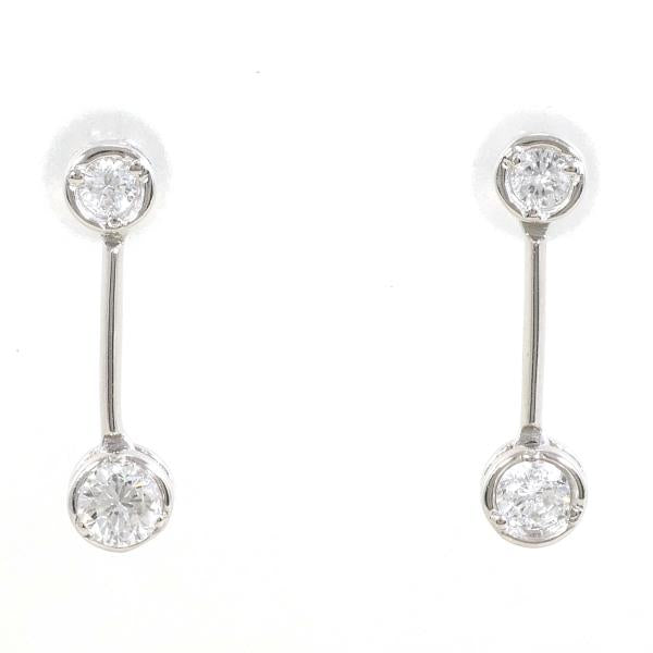 PT900 Platinum Diamond Earrings in Excellent Condition