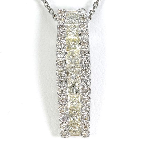 Platinum PT900 PT850 Diamond Necklace