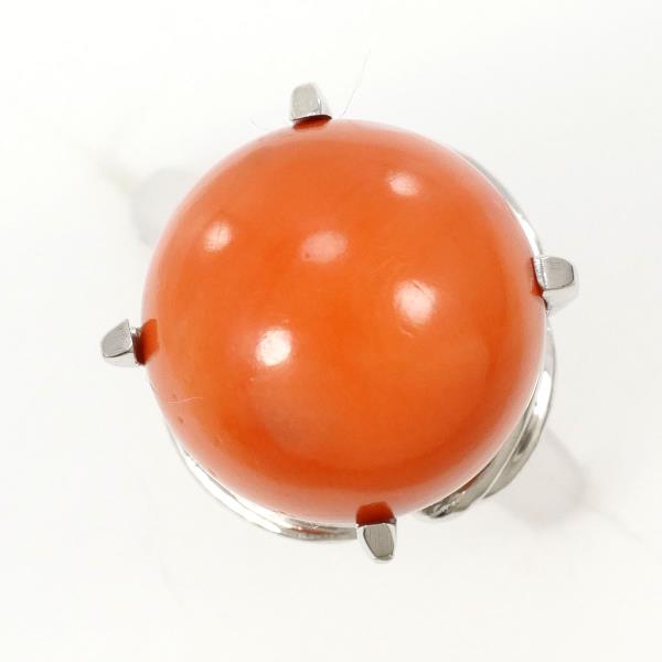 PT900 Platinum Coral Ring