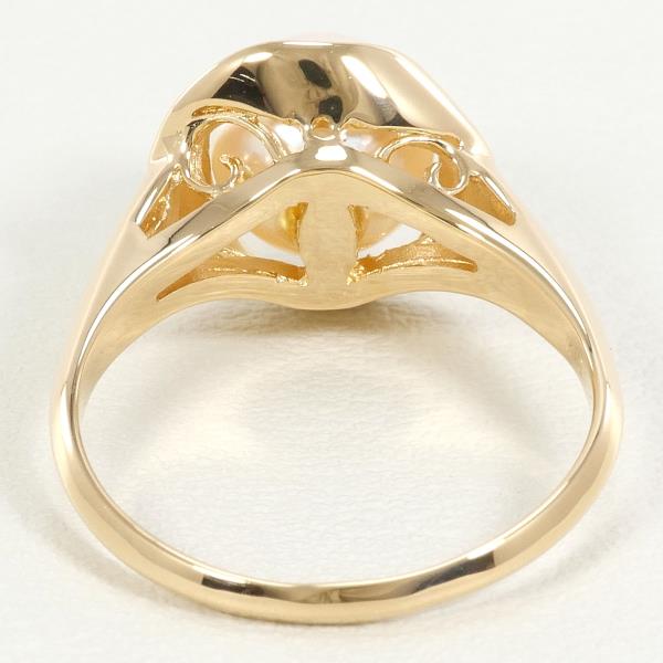 K18 Yellow Gold Pearl Ring 11.5