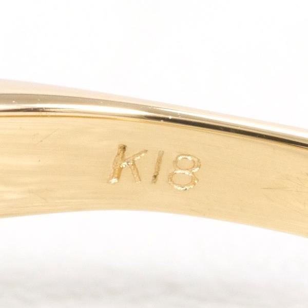 K18 Yellow Gold Pearl Ring 11.5