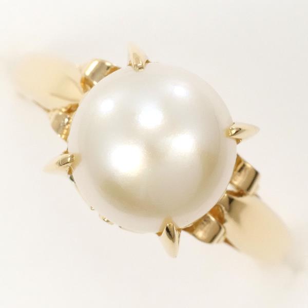 K18 Yellow Gold Pearl Ring