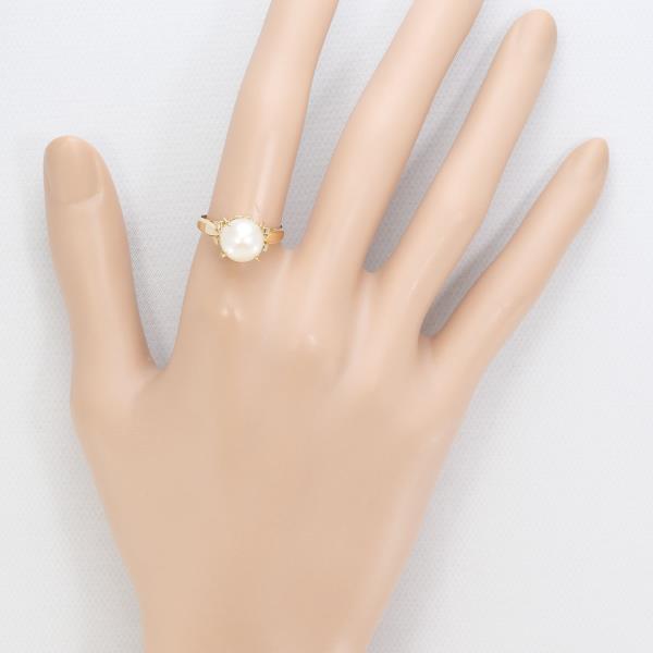 K18 Yellow Gold Pearl Ring