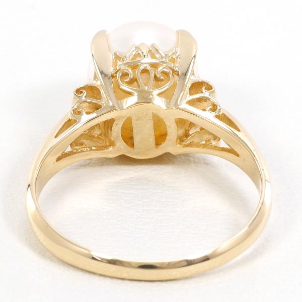 K18 Yellow Gold Pearl Ring