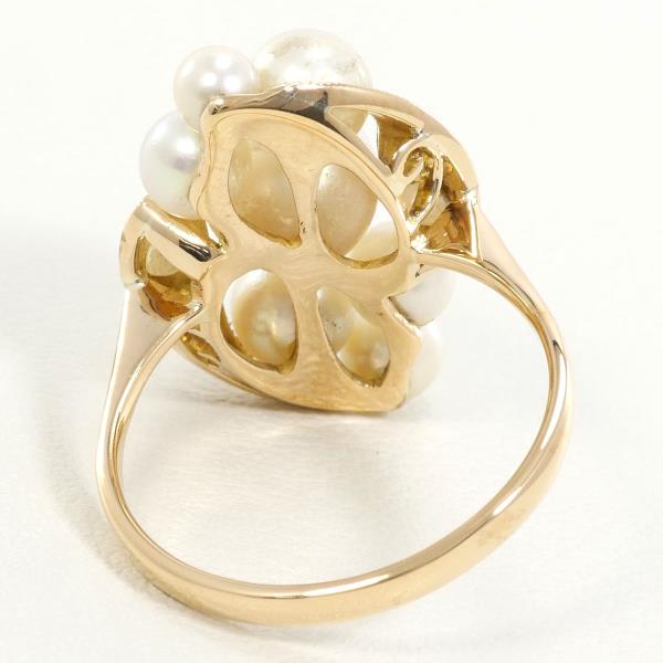 K18 Yellow Gold Pearl Ring 11.5