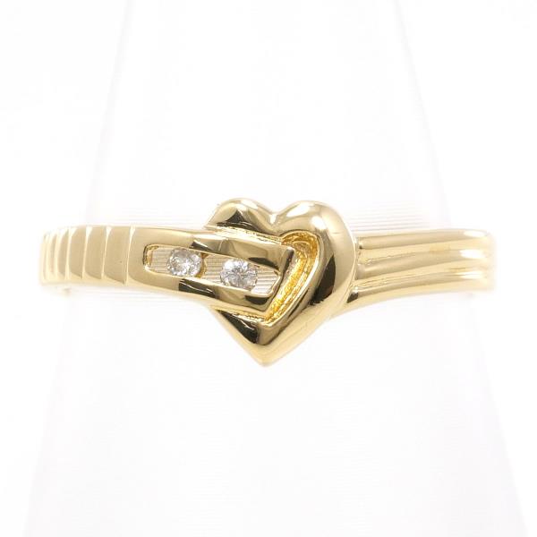 K18 Yellow Gold Diamond Ring 7.5