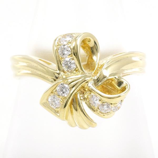 K18 Yellow Gold Diamond Ring