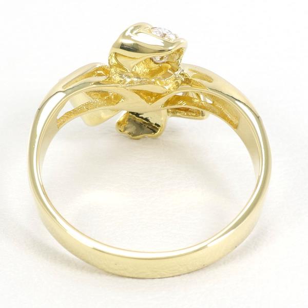 K18 Yellow Gold Diamond Ring