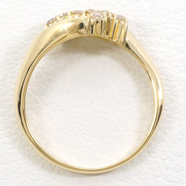 K18 Yellow Gold Diamond Ring 0.25ct