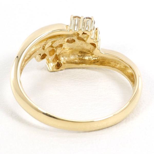 K18 Yellow Gold Diamond Ring 0.25ct