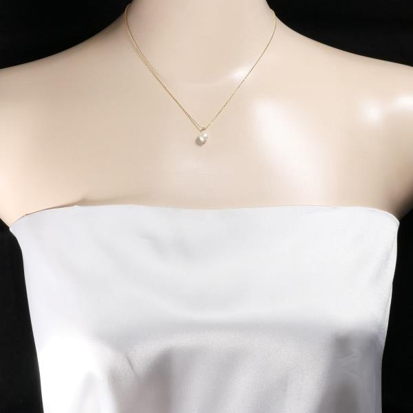 K10 Yellow Gold Pearl Necklace