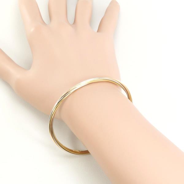 18K Yellow/White/Pink Gold Bangle 18.5cm