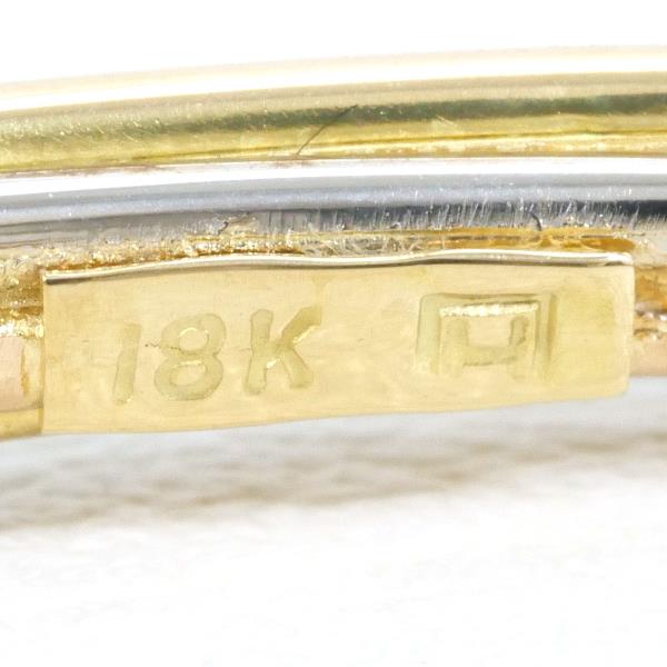 18K Yellow/White/Pink Gold Bangle 18.5cm