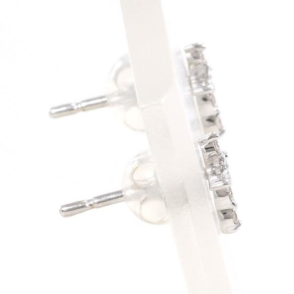 K18 White Gold Diamond Earrings