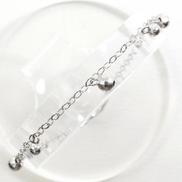 K18 White Gold Bracelet 1.6g 18cm