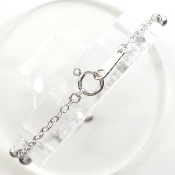 K18 White Gold Bracelet 1.6g 18cm