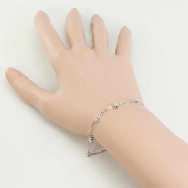 K18 White Gold Bracelet 1.6g 18cm