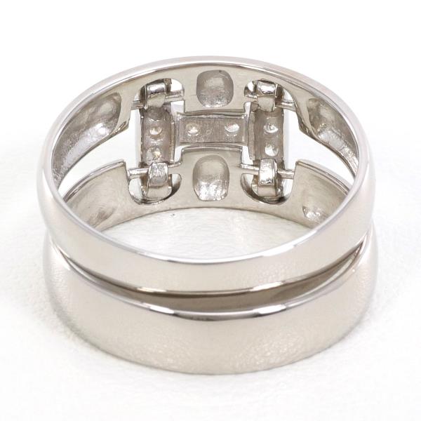 K18 White Gold Diamond Ring 11