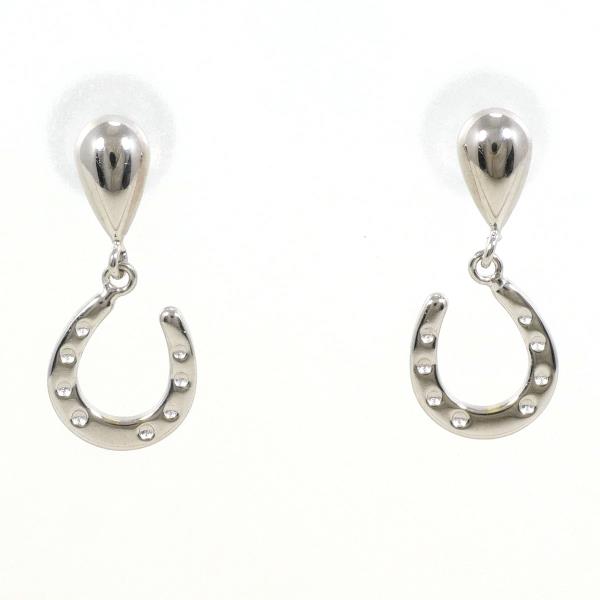 K14 White Gold Earrings in Pristine Condition