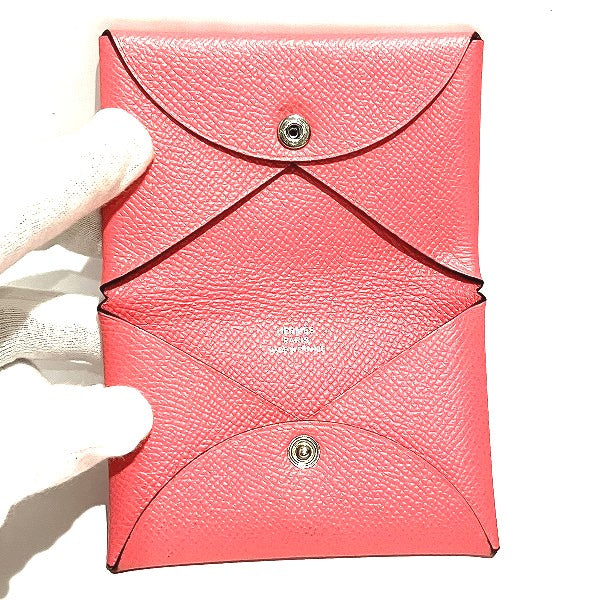 Hermes Calvi Coin Case Wallet