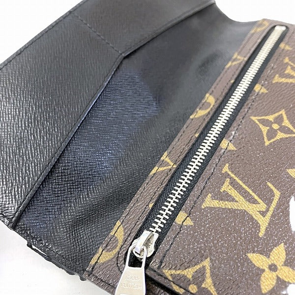 Louis Vuitton Monogram Macassar Long Wallet M60168