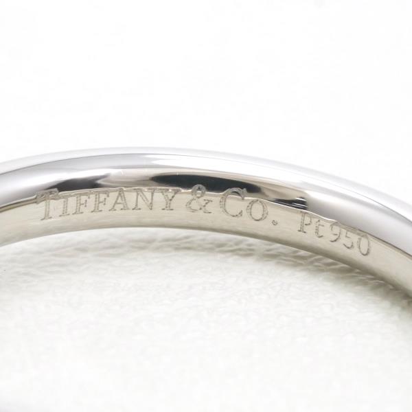 Tiffany & Co PT950 Platinum Diamond Curved Band Ring in Excellent Condition