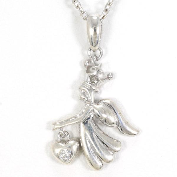 Silver Zirconia Necklace 925 in Excellent Condition