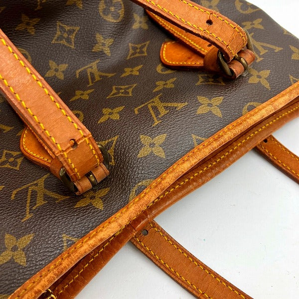 Louis Vuitton Monogram Petit Bucket Tote Bag in Fair Condition