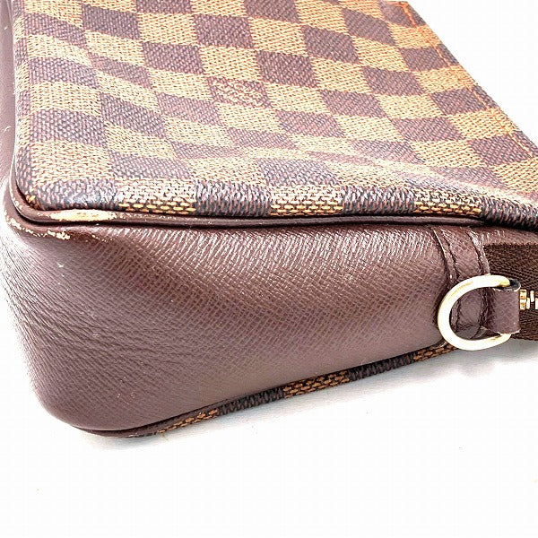 Louis Vuitton Damier Makeup Handbag N51982 in Good Condition