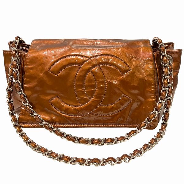 Chanel Double Chain Shoulder Bag in Good Condition