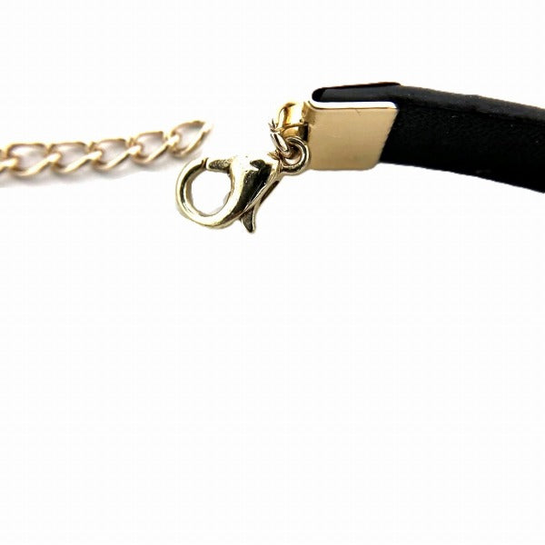 Yves Saint Laurent Leather LIBRE YSL Logo Choker in Great Condition