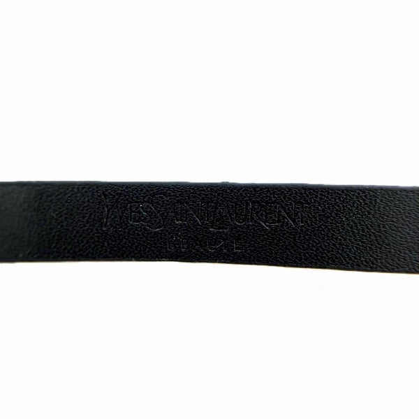 Yves Saint Laurent Leather LIBRE YSL Logo Choker in Great Condition