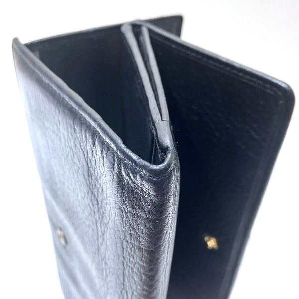 Bvlgari Leather PVC Canvas Wallet in Good Condition