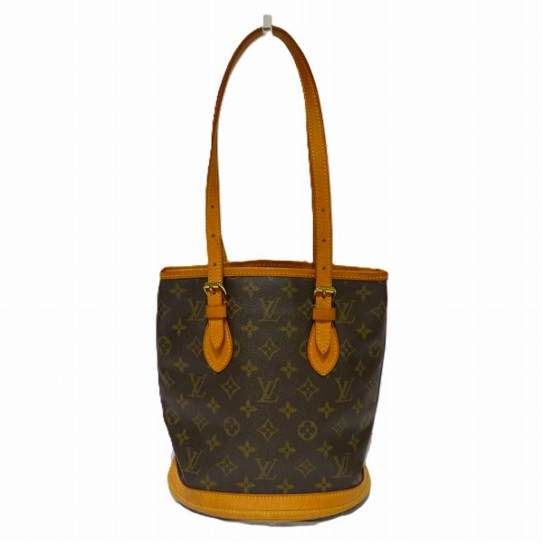 Louis Vuitton Monogram Petit Bucket Tote Bag in Good Condition