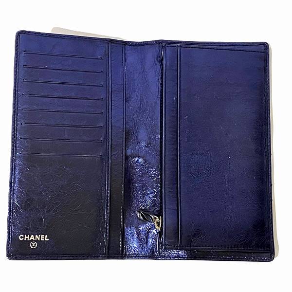 Chanel Cambon Line Leather Bifold Wallet A26717 in Good Condition