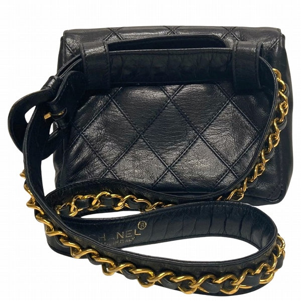 Chanel Bicolore Chain Waist Bag in Good Condition