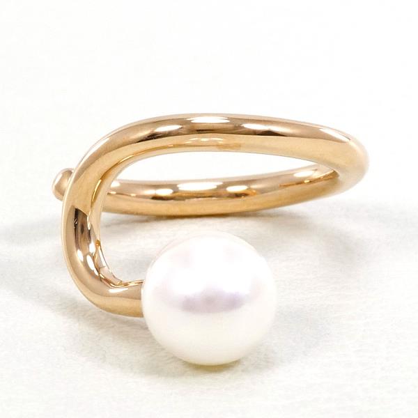 K18 Pink Gold Pearl Ear Cuff