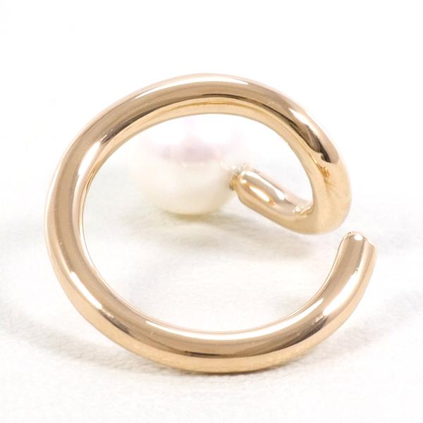 K18 Pink Gold Pearl Ear Cuff in Excellent Condition