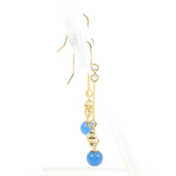 K18 Yellow Gold Earrings with Gemstones