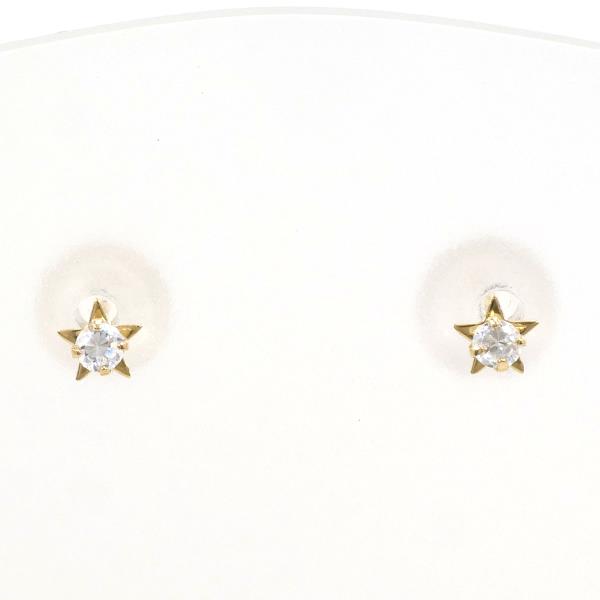 K18 Yellow Gold Zirconia Earrings